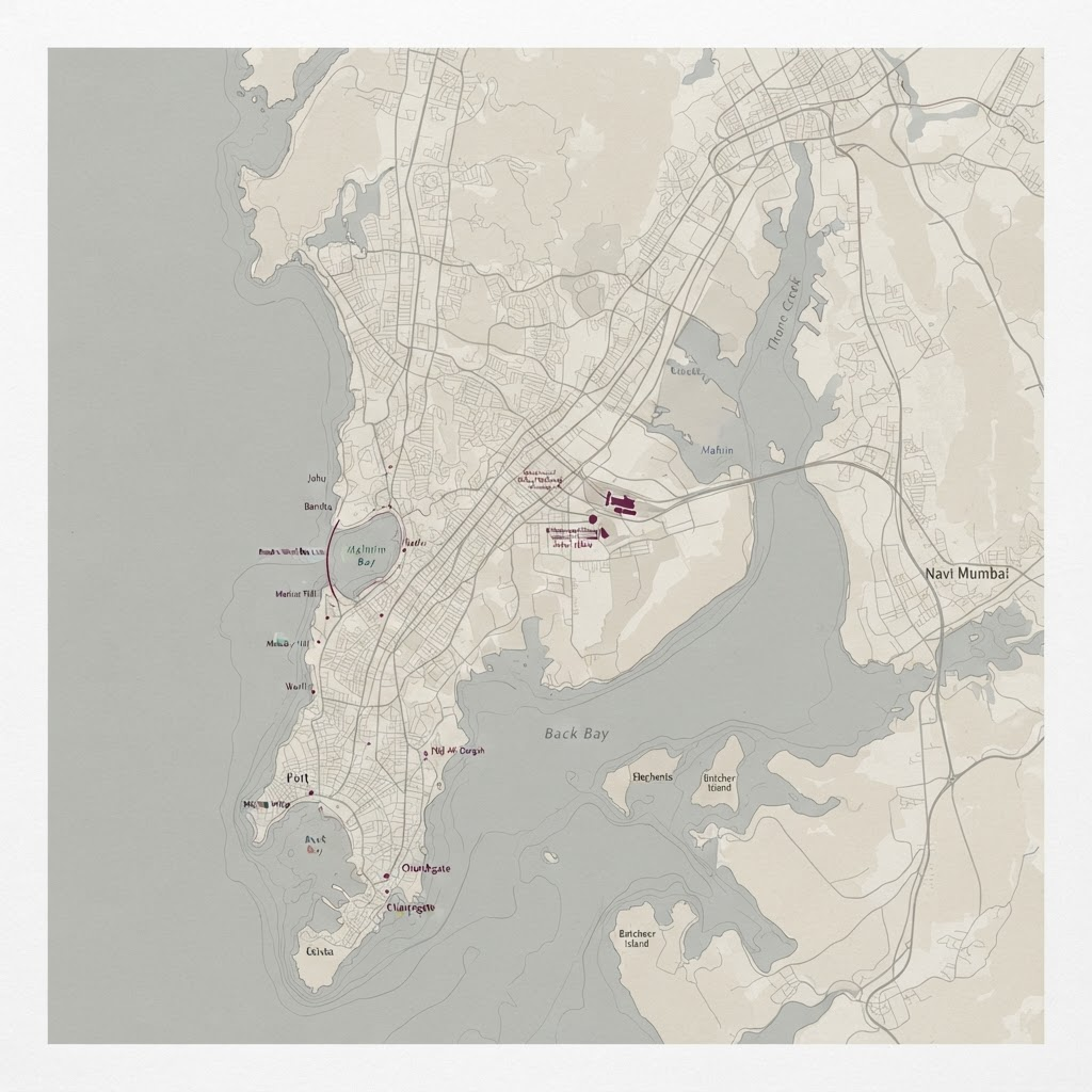 Map of Mumbai localities with Mahindra projects